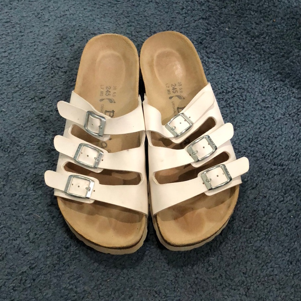 White Birkenstock Betula